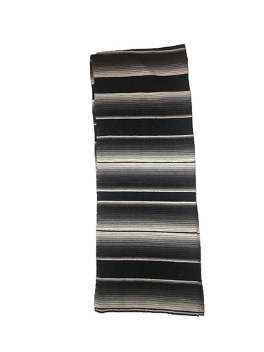 Black and Grey Serape Blanket XL